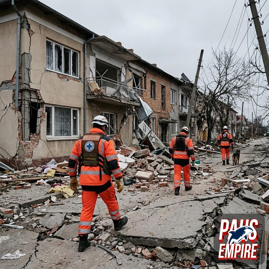 Tim penyelamat bekerja di lokasi terdampak gempa Kumamoto Jepang